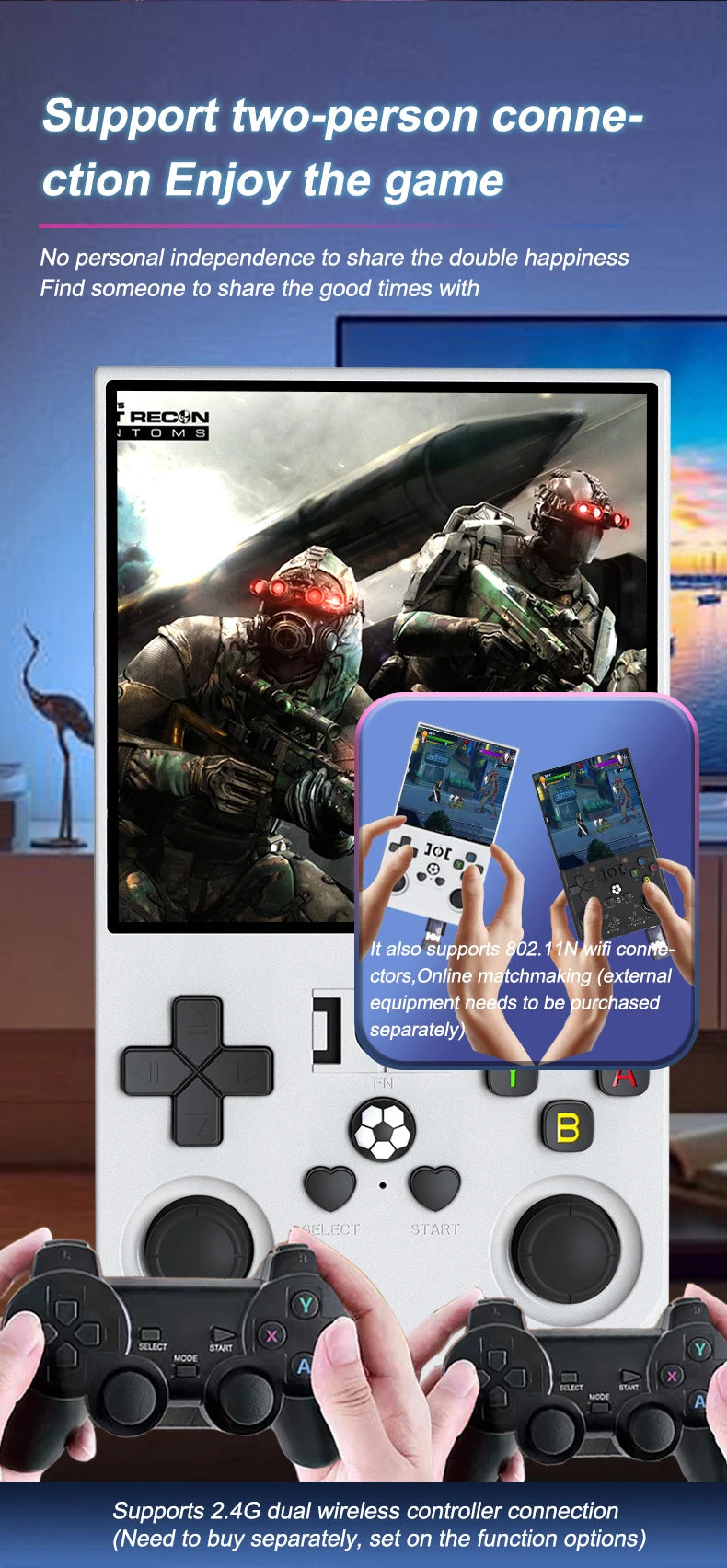 Gaming Point: R36Max Retro Pro: 4.0-inch Ultra-HD IPS Open Source Gaming Console