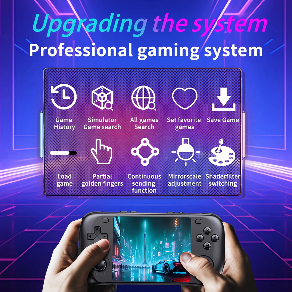 Gaming Point | H36S Retro Handheld Console (IPS HD, Open Source OS)