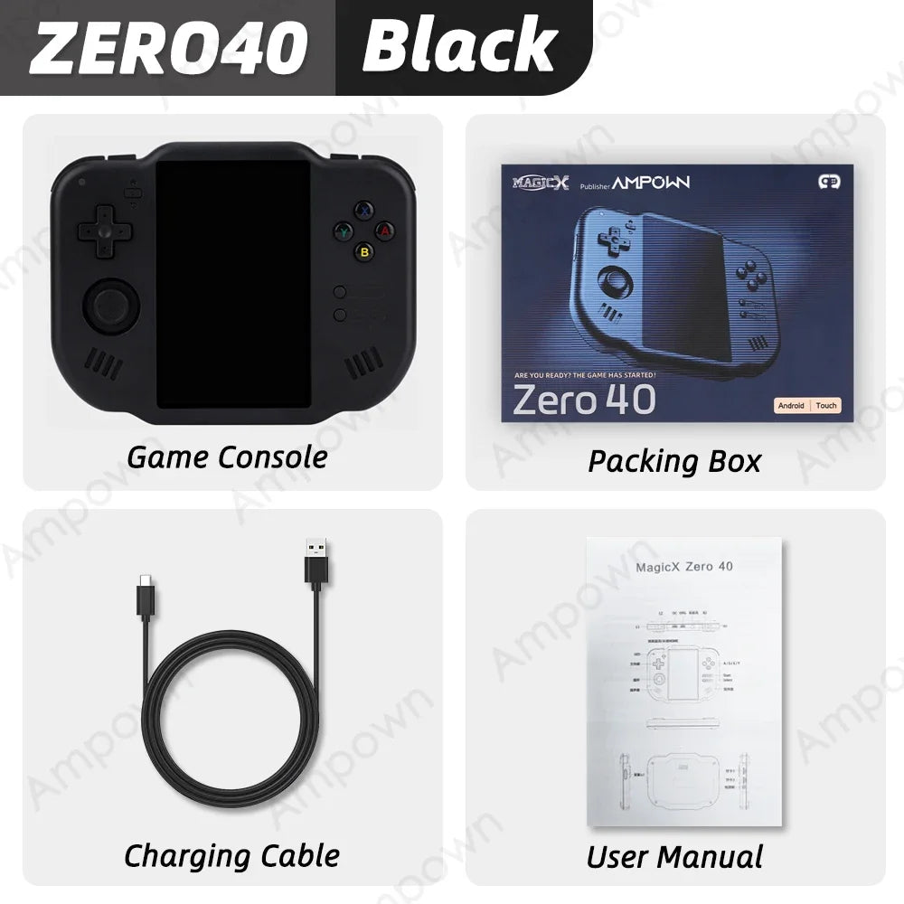 Gaming Point | Zero 40 Android Handheld Console (4" IPS Touch Screen, WiFi)