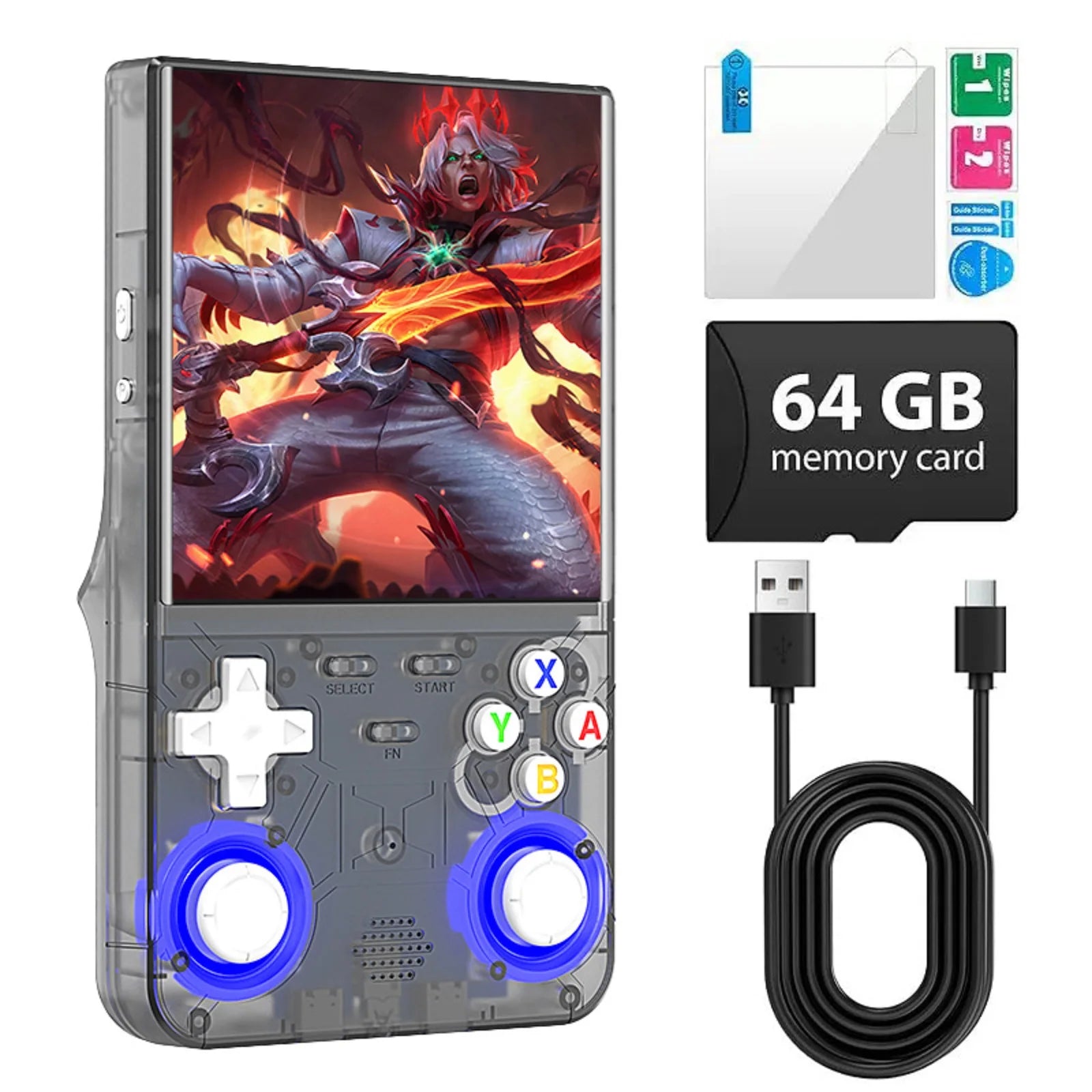 Gaming Point: New Arrival R36 Ultra Game Console 64G 128G 4.0inch IPS Screen for Adult Kids Game Player Handheld Video Game Consoles Portable