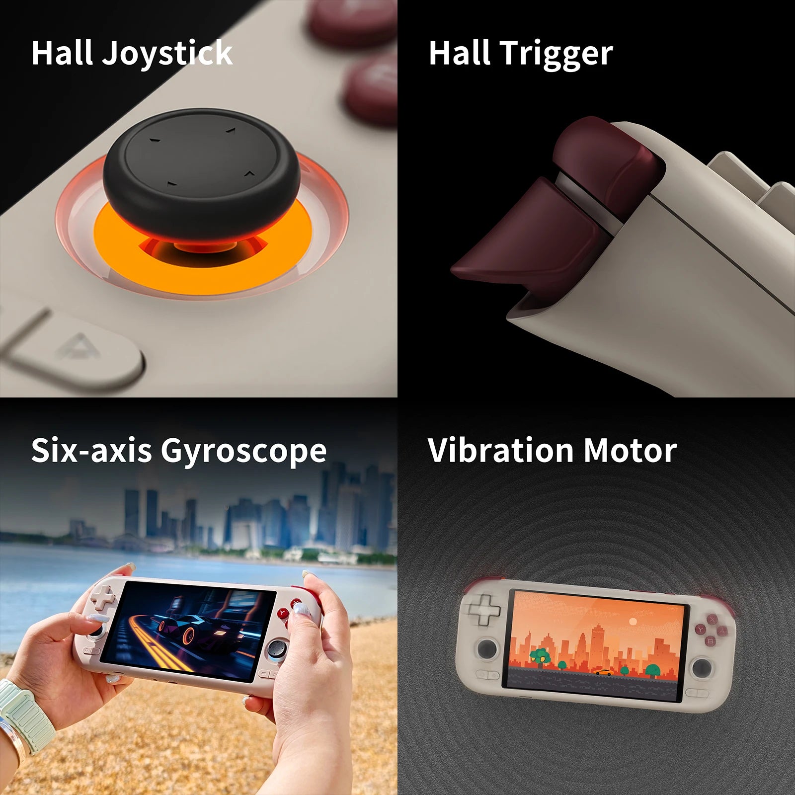 Gaming Point: MANGMI AIR X Handheld Game Console Qualcomm Snapdragon 662 5.5'' Touchscreen Android 14 Active Cooling Fan 15W Fast Charging RGB