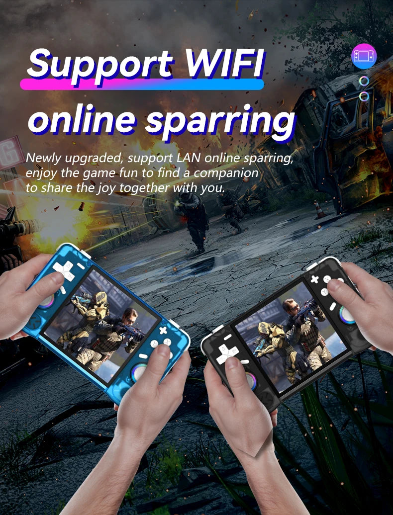 Gaming Point: XF40H Handheld Game Console Open Source Linux System 4.0inch IPS Screen 30+Emulators Pocket Video Player Game 4000mAh