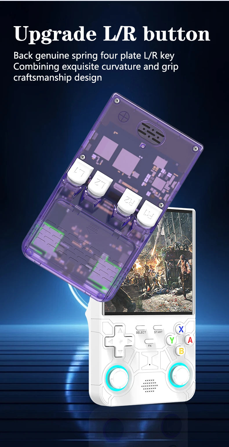Gaming Point: New Arrival R36 Ultra Game Console 64G 128G 4.0inch IPS Screen for Adult Kids Game Player Handheld Video Game Consoles Portable