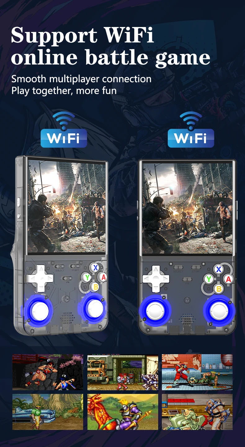 Gaming Point: New Arrival R36 Ultra Game Console 64G 128G 4.0inch IPS Screen for Adult Kids Game Player Handheld Video Game Consoles Portable