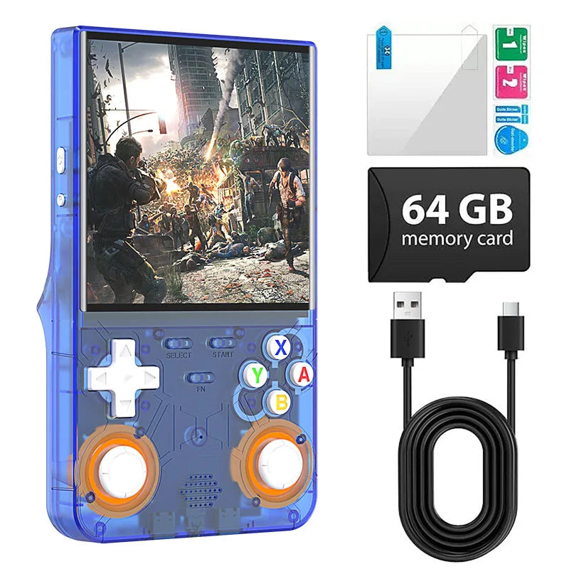 Gaming Point: New Arrival R36 Ultra Game Console 64G 128G 4.0inch IPS Screen for Adult Kids Game Player Handheld Video Game Consoles Portable