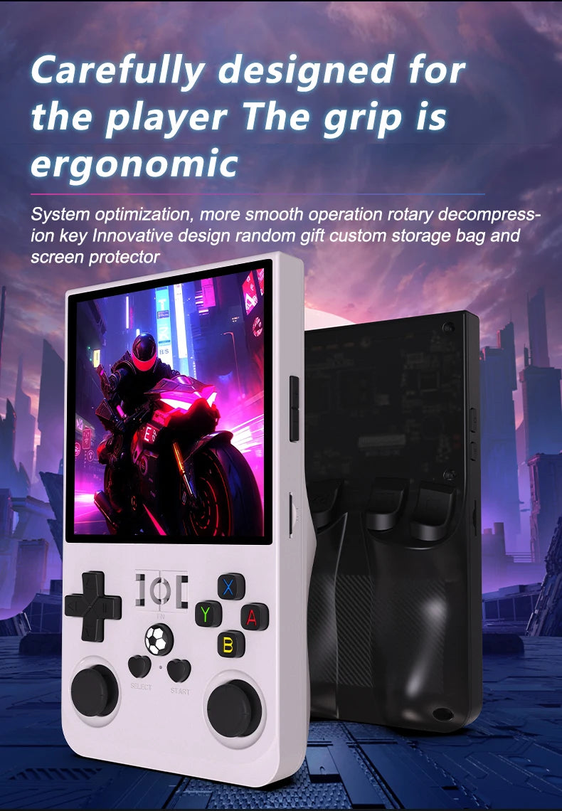 Gaming Point: R36Max Retro Pro: 4.0-inch Ultra-HD IPS Open Source Gaming Console