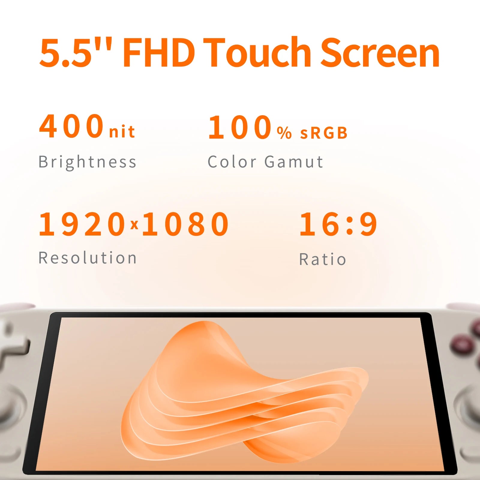Gaming Point: MANGMI AIR X Handheld Game Console Qualcomm Snapdragon 662 5.5'' Touchscreen Android 14 Active Cooling Fan 15W Fast Charging RGB