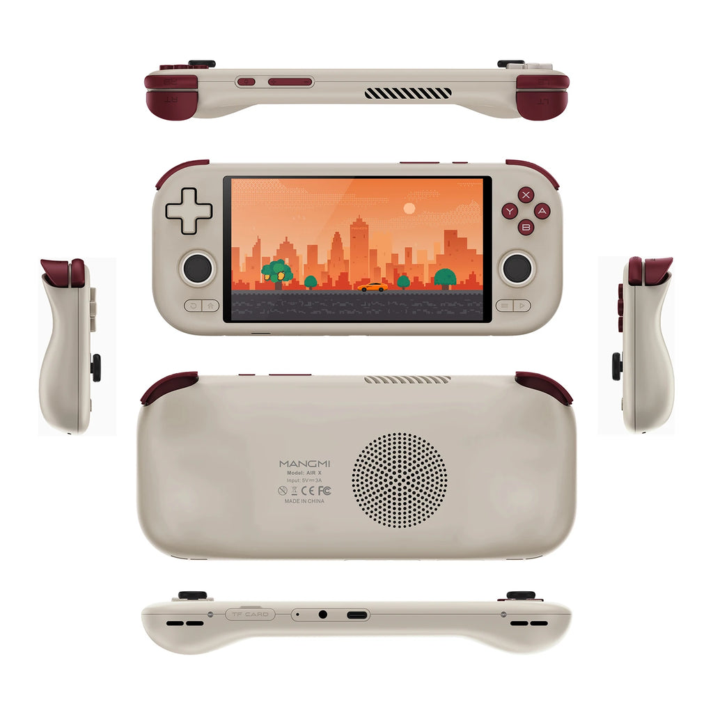 Gaming Point: MANGMI AIR X Handheld Game Console Qualcomm Snapdragon 662 5.5'' Touchscreen Android 14 Active Cooling Fan 15W Fast Charging RGB