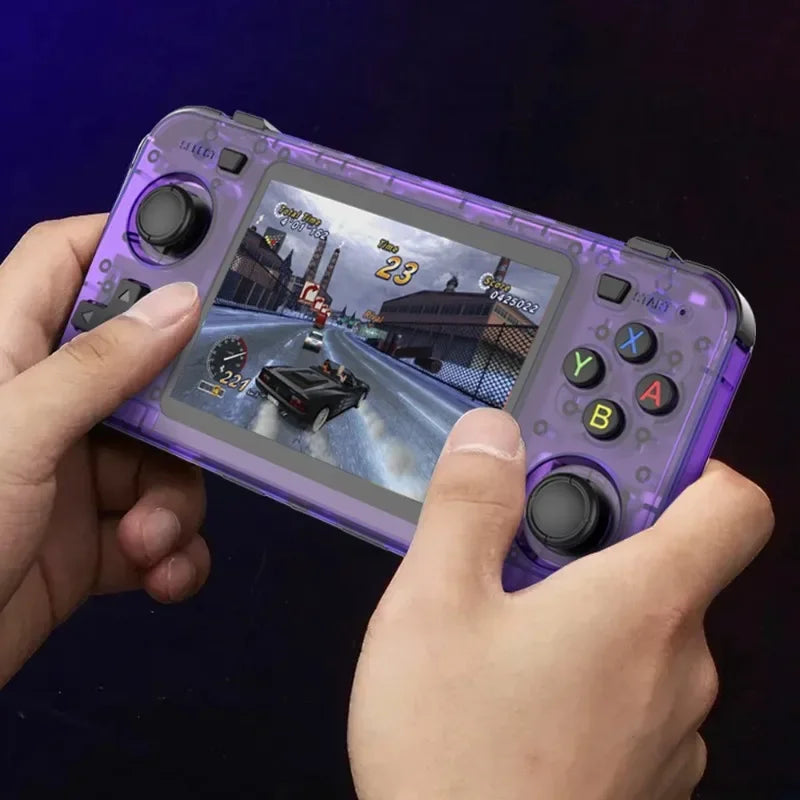 Gaming point: R36H Retro Handheld Game Console Open Source Arkos System 128G 20000+ Classic Games Console Portable Game Players