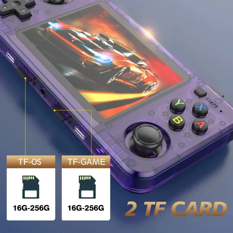 Gaming point: R36H Retro Handheld Game Console Open Source Arkos System 128G 20000+ Classic Games Console Portable Game Players